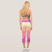 Radiant Bloom Capri Leggings (Rückseite)