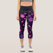 Radiant Bloom Custom-Leggings Capri Leggings (Vorderseite)