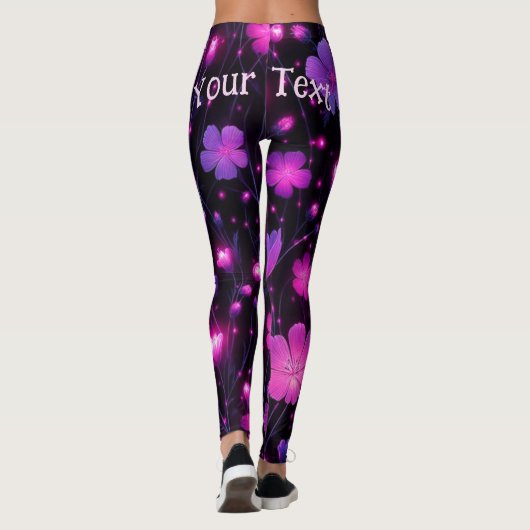 Radiant Bloom Custom-Leggings Leggings (Rückseite)