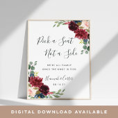 Radiant Bloom Hochzeitfeier Poster