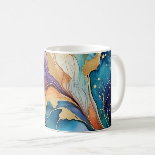 Radiant Bloom Kaffeetasse (VorderseiteRechts)