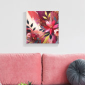 Radiant Bloom Leinwanddruck (Insitu (Wohnzimmer))