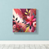Radiant Bloom Leinwanddruck (Insitu (Holzboden))