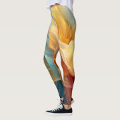 Radiant Bloom of Ethereal Petals in Light Leggings (Links)