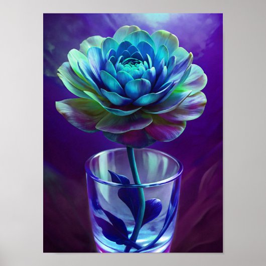 "Radiant Bloom" Poster (Vorne)