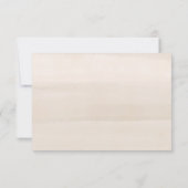 Radiant Bloom RSVP Card mit Essensauswahl Karte (Rückseite)