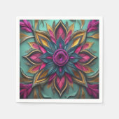 Radiant Bloom Serviette (Vorderseite)