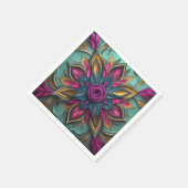 Radiant Bloom Serviette (Ecke)