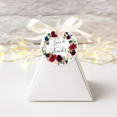 Radiant Bloom Wasserfarbe Blumenzehen Vielen Dank Geschenkanhänger