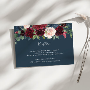 Radiant Bloom Wedding Begleitkarte