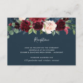 Radiant Bloom Wedding Begleitkarte (Vorderseite)