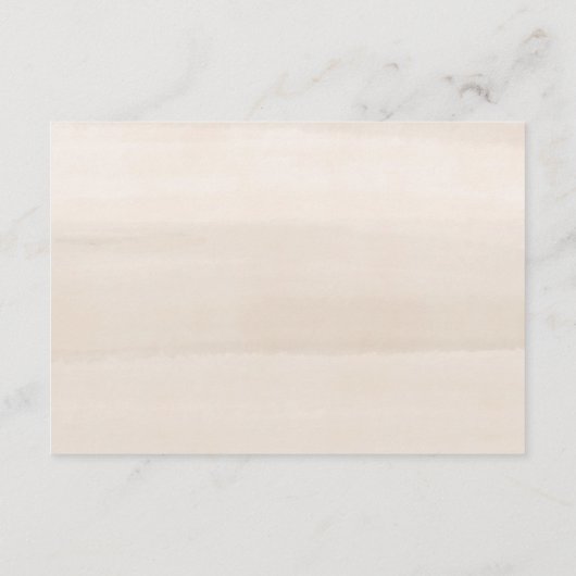 Radiant Bloom Wedding Begleitkarte (Rückseite)