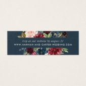 Radiant Bloom Wedding Website RSVP Cards (Vorderseite)