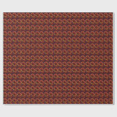 Radiant Blossom Mandala Geschenkpapier (Flach)