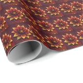 Radiant Blossom Mandala Geschenkpapier (Rolleneckpunkt)