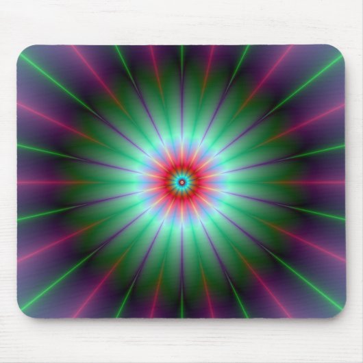 Radiant Blume Mousepad (Vorne)