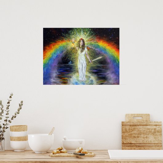 Radiant Bride Poster (Küche)