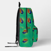 radiant burst bedruckter rucksack (Links)