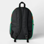 radiant burst bedruckter rucksack (Rückseite)