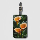 Radiant Calla Gepäckanhänger (Vorderseite Vertikal)