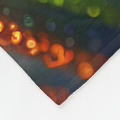 "Radiant Christlich Cross: Raindrops on Tulips" Fleecedecke (Ecke)
