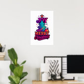 Radiant Christmas Fusion Poster (Heimbüro)