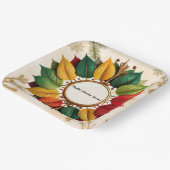 "Radiant Christmas" Pappteller (Gewinkelt)