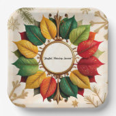 "Radiant Christmas" Pappteller (Vorderseite)