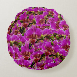 Radiant Clusters: Die Magenta Orchid Symphonie, Rundes Kissen