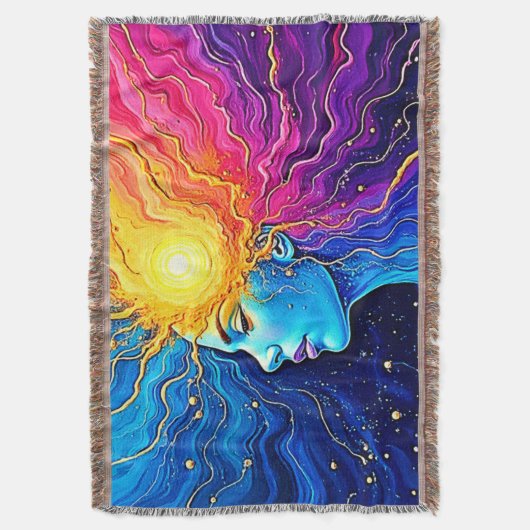 Radiant Cosmic Mind Erwachen Decke (Vorderseite Vertikal)