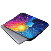 Radiant Cosmic Mind Erwachen Laptopschutzhülle (Vorne Knopf)