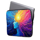 Radiant Cosmic Mind Erwachen Laptopschutzhülle (Vorderseite Links)