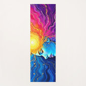 Radiant Cosmic Mind Erwachen Yogamatte (Vorderseite)