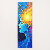 Radiant Cosmic Mind Erwachen Yogamatte (Rückseite)
