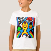 Radiant Cosmic Odyssey T-Shirt (Vorderseite)