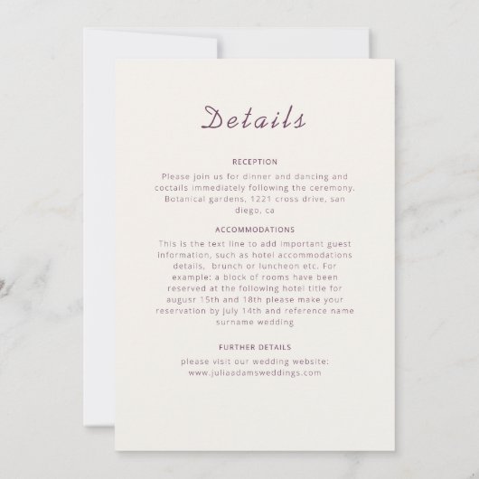 Radiant Crescent Moon Splendid Mandala Wedding Einladung (Rückseite)