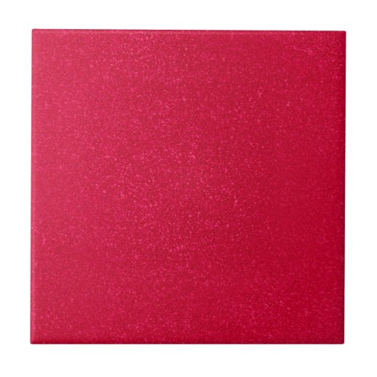 Radiant Crimson Glitzer Keramik Tile Fliese (Vorderseite)