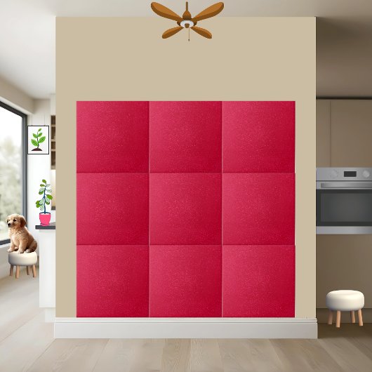 Radiant Crimson Glitzer Keramik Tile Fliese