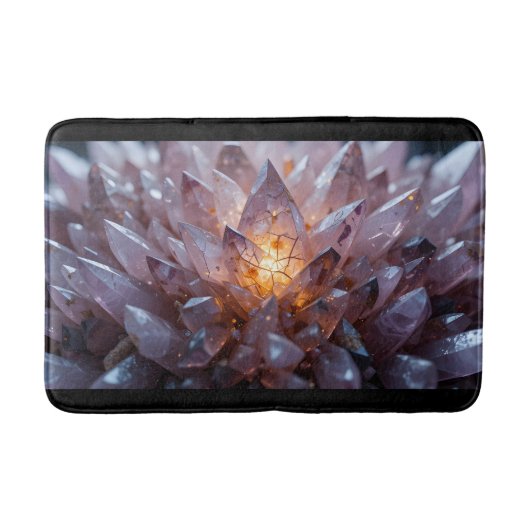 Radiant Crystal Heart Badematte (Vorderseite)