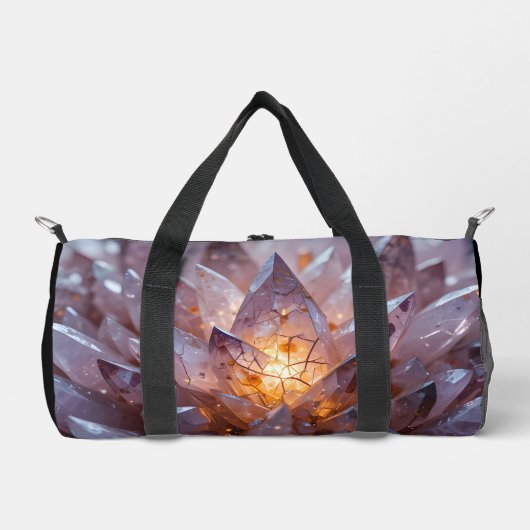 Radiant Crystal Heart Duffle Bag (Vorderseite)