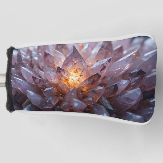 Radiant Crystal Heart Golf Headcover (Vorderseite)