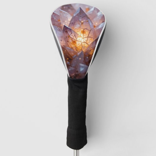 Radiant Crystal Heart Golf Headcover (Vorderseite)