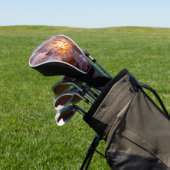 Radiant Crystal Heart Golf Headcover (In SItu)