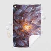 Radiant Crystal Heart Golfhandtuch (Insitu)