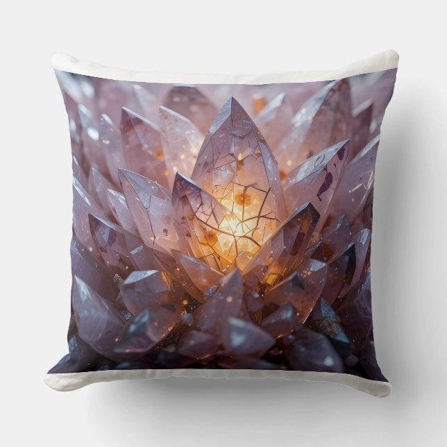 Radiant Crystal Heart Kissen (Vorderseite)