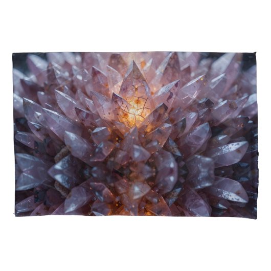 Radiant Crystal Heart Kissenbezug (Vorderseite)