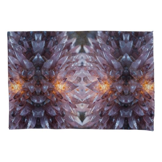 Radiant Crystal Heart Kissenbezug (Vorderseite-Links)