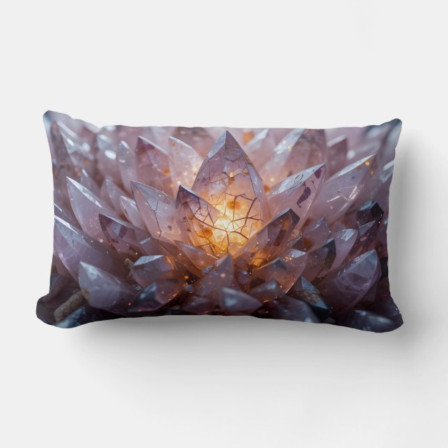 Radiant Crystal Heart Lendenkissen (Vorderseite)