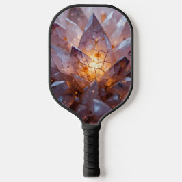 Radiant Crystal Heart Pickleball Schläger