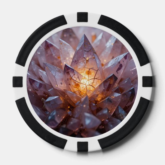 Radiant Crystal Heart Pokerchips (Vorderseite)